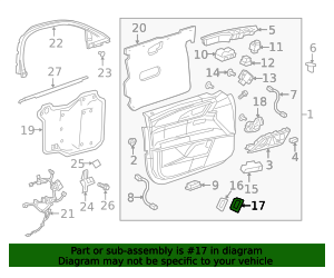 2016-2020 Cadillac CT6 Bezel - Driver's Side (LH) 23454184 | TascaParts.com