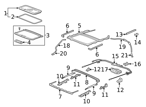 Sunroof for 2011 Acura TL #0