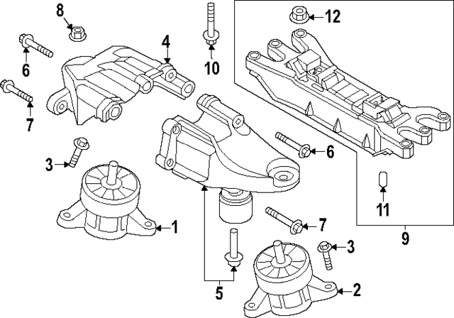 21880T1200 - : Side Mount Bracket for Hyundai Image