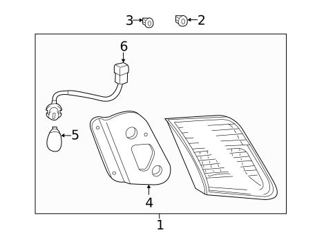 Backup Lamps for 2011 Toyota Camry #1