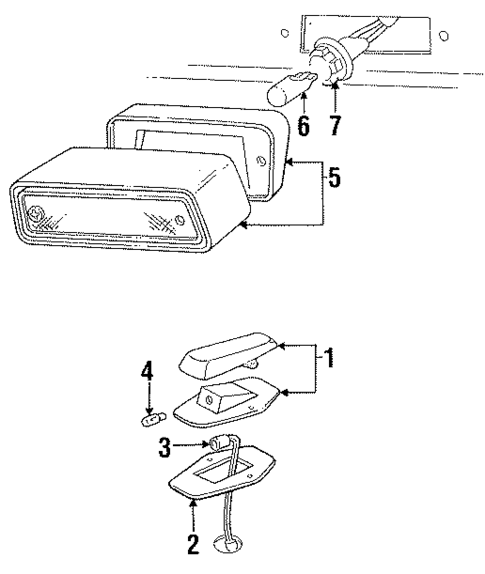Roof Lamps for 1990 Ford F-250 #1