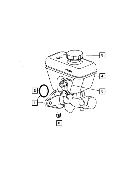Brake Master Cylinder for 2006 Jeep Grand Cherokee #1