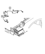 68086309AB - Electrical: Battery Wiring for Mopar Image