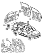 56045795AA - Electrical: Trailer Tow Wiring for Mopar Image