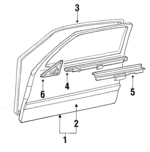 20718141 - Body: Outer Panel for Buick: Skylark | Oldsmobile: Calais, Cutlass Calais Image