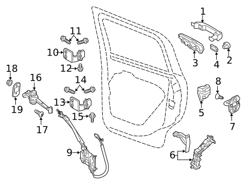 Rear Door for 2020 Jeep Renegade #0