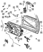68044826AA - Doors, Door Mirrors and Related Parts: Latch Access Plug for Dodge: Ram 1500, Ram 2500, Ram 3500 | Ram: 1500, 1500 Classic, 2500, 3500 Image