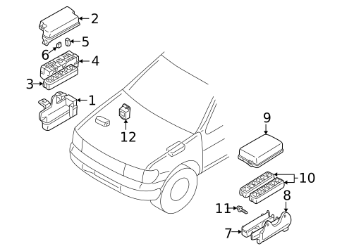 Electrical Components for 2002 Nissan Pathfinder #0