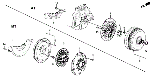 Clutch - Torque Converter for 1988 Honda Prelude #0