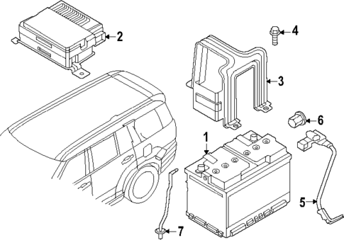 Battery for 2025 Hyundai Santa Fe #0