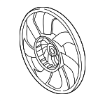 19020RV0A01 - Cooling System: Fan Blade for Honda: Odyssey, Passport, Pilot, Ridgeline Image
