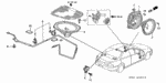90153SE0003 - Electrical/Exhaust/Heater/Fuel: BOLT, GROUND (6X12) for Acura Image