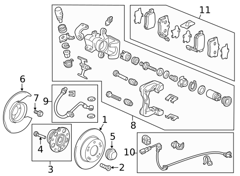 Brake Hydraulics for 2016 Honda CR-Z #0