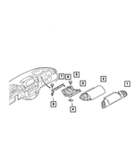 5122937AA - : Air Bag Bracket for Dodge: Sprinter 2500, Sprinter 3500 Image