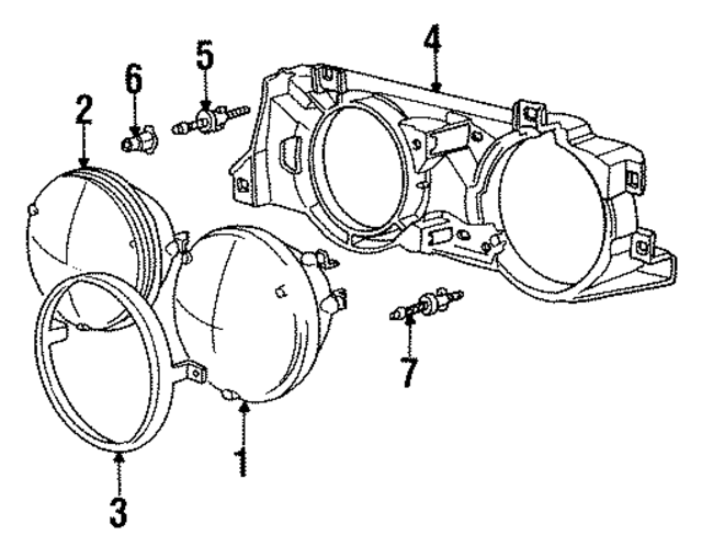 63128350135 - Electrical: Low Beam Bulb for BMW Image