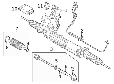 Steering Gear & Linkage for 2016 BMW 640i xDrive #0