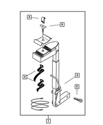 4762882 - Mopar Accessories - Component Parts: Bike Carrier Handle Lock Kit for Mopar Image
