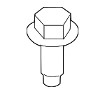 RYG500160 - Engine: Air Inlet Duct Screw for Land Rover: Defender 110, Defender 130, Defender 90, Discovery, Range Rover, Range Rover Sport, Range Rover Velar Image