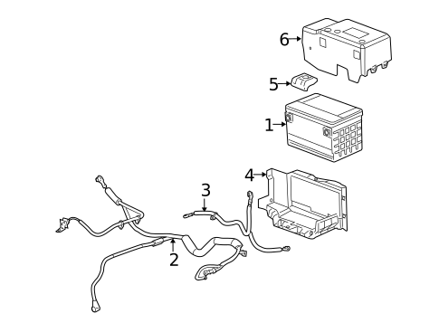 Battery for 2009 Cadillac STS #0