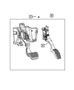 68476471AD - Fuel and Accelerator Pedal: Accelerator Pedal for Mopar Image