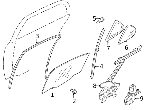 Rear Door for 2012 Mitsubishi Lancer #0