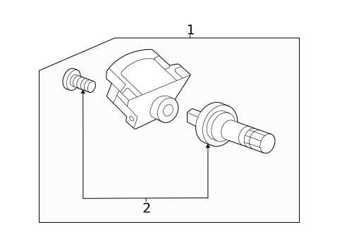 Tire Pressure Monitor Components for 2024 Honda Odyssey #0