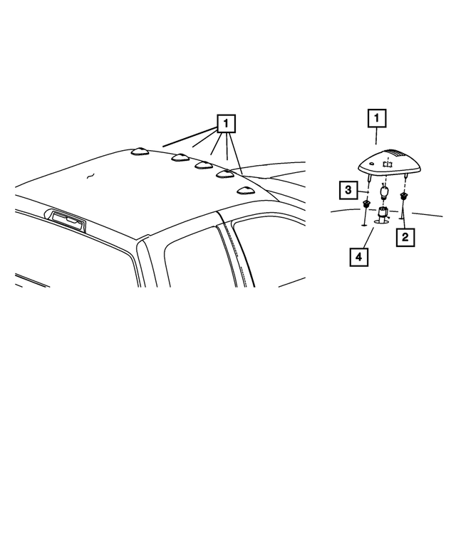 56051316AC - Electrical: Clearance Lamp Jumper Wiring for Mopar Image