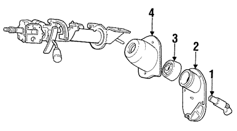 Shaft & Internal Components for 1990 Dodge Dynasty #0