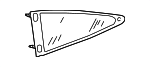 99754311215 - Body: Quarter Glass for Porsche: 911 Image