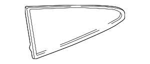 99654332600 - : Quarter Glass Seal for Porsche Image
