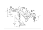 912010229 - Rear Axle: Cap Screw for Mercedes-Benz Image