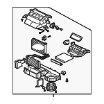 7800A274 - HVAC: AC &amp; Heater Assembly for Mitsubishi: Outlander, Outlander Sport Image