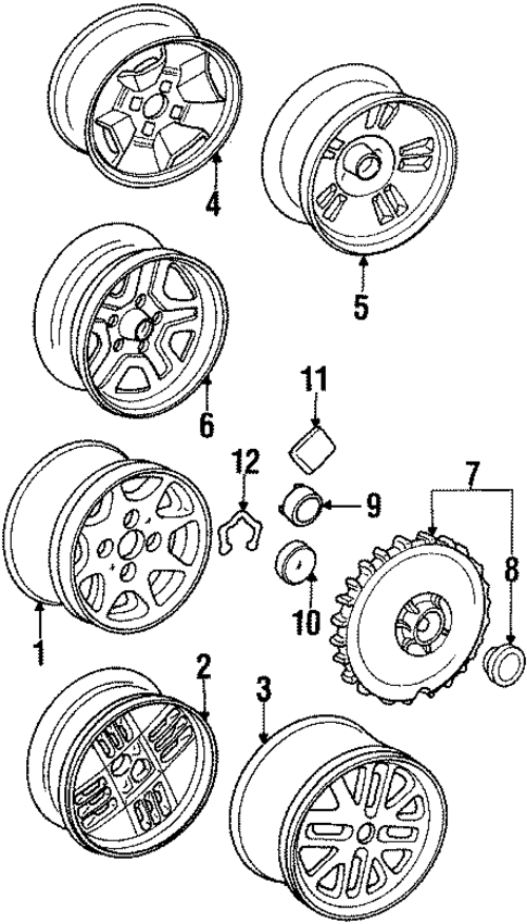 Wheels for 1986 Mitsubishi Starion #0