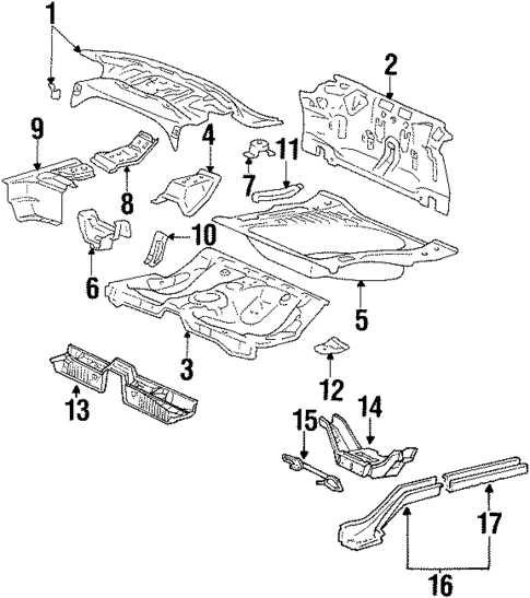 Rear Body for 1993 Toyota Celica #0