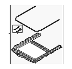 8W5877049B - Body: Sunroof Frame for Audi: A4, A4 Quattro, S4 Image