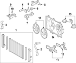 1671131360 - Cooling System: Fan Shroud for Toyota Image