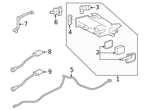 Emission Components for 2012 Cadillac CTS #0