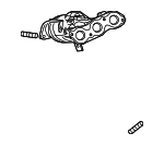 1555A713 - : Catalytic Converter With Integrated Exhaust Manifold for Mitsubishi: Outlander Image