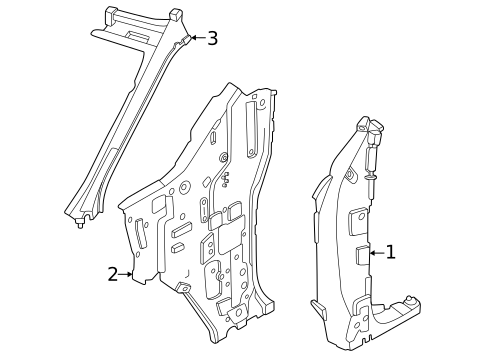 Hinge Pillar for 2025 INFINITI QX80 #0
