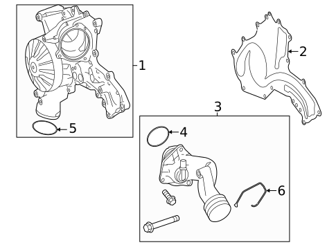 Water Pump for 2014 Mercedes-Benz ML63 AMG #1