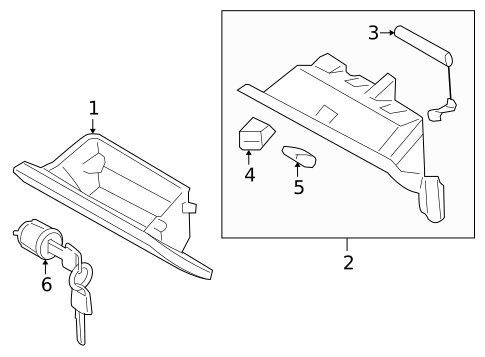 Glove Box for 2024 Nissan GT-R #0