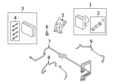 ABS Components for 2018 Lincoln MKT #0