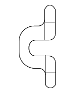663120C010 - Body: Rope Hook for Toyota Image
