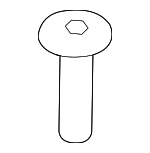 1416003103 - Body: Grille Assembly Rivet for Kia: Borrego, EV6, K900, Niro EV, Sorento Image