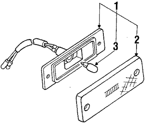 Side Marker Lamps for 1986 Isuzu I-Mark #0