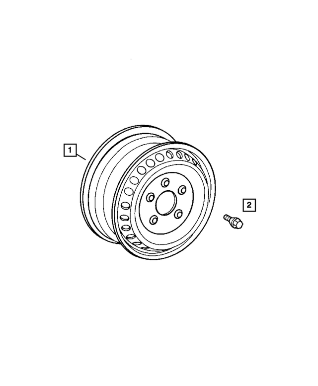 « 5118929AA –  : Roue pour Mopar Image »