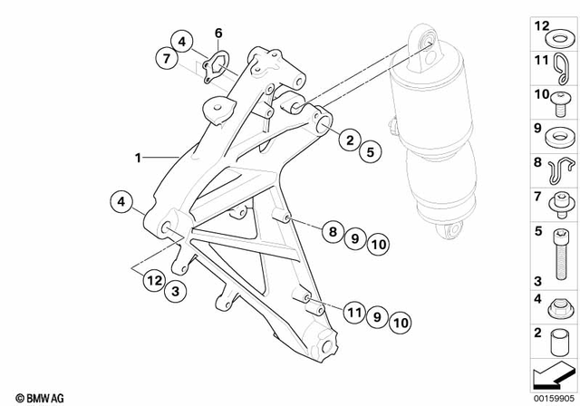 46517708673 - : Hose Clamp for BMW-Motorrad Image