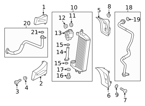 Trans Oil Cooler for 2015 Audi R8 #0