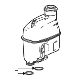 19209273 - Body: Reservoir for Chevrolet: Malibu | Pontiac: G6 | Saturn: Aura Image