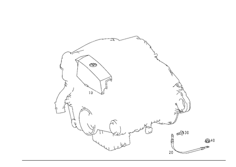 Ignition System Covering for 1999 Mercedes-Benz SLK230 #0